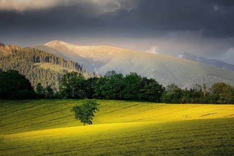 Beautiful Slovak unspoilt nature, a wonderful destination for vacation and relaxation