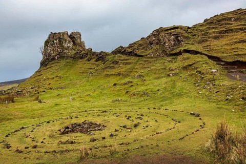 The Fairy Glen Isle of Skye, Ilse of Skye, Scotland, United Kingdom
