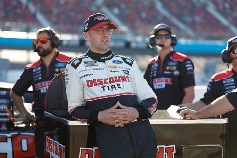 AUSTIN CINDRIC (2) of Mooresville, NC gets ready to qualify for the NASCAR Cup Series Championship