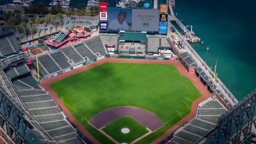 The San Francisco Giants honor Willie Mays, who recently passed away, with a tribute on the
