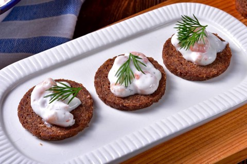 Rustic crab salad