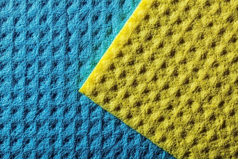 Set of new kitchen washcloths