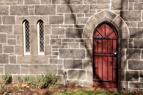 Entrance from a castle