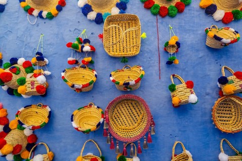 Headwear from Chefchaouen, Morocco