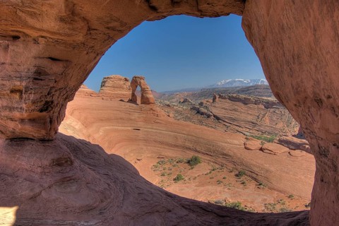 Rock arches, Arches NP, Utah
