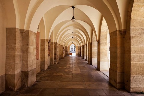 Austria, Vienna, Arcade arches of the Minorite Church, Minorite Church