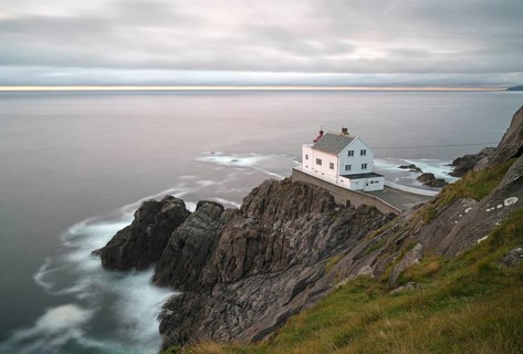 Kråkenes Lighthouse, Vågsøy, Sogn og Fjordane, Norway