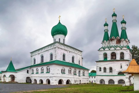 Alexander-Svirsky Monastery is orthodox monastery in the Leningrad region, Russia. Trinity