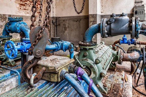 Waterworks machine hall Lost Places