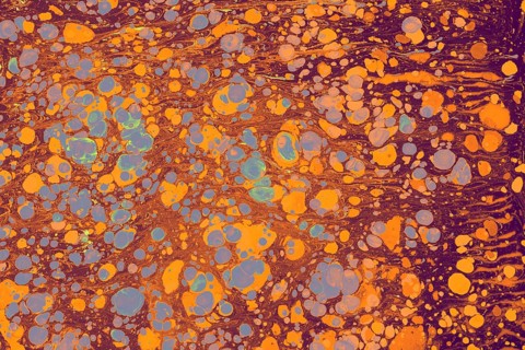 Abstract creative marble pattern texture. Traditional art of Ebru marbling