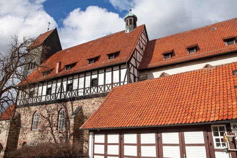 Katlenburg castle, St. Johannes church, Katlenburg-Lindau, district of Northeim, Lower Saxony,