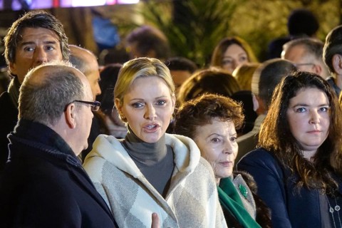 Celebration in honour of the patron saint of the Principality of Monaco Sainte Devote in front of
