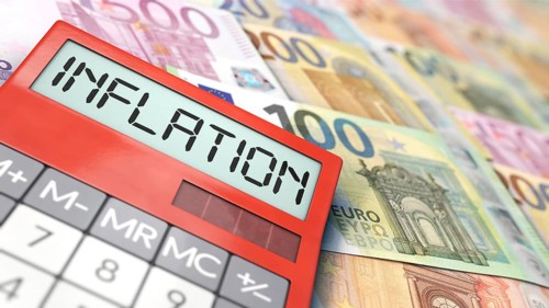 Symbolic image on the topic of inflation in the eurozone