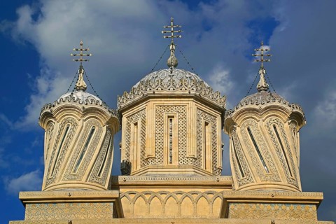 Europe, Romania, architecture, building, church, religion, monastery, Curtea des Arges Cathedral,