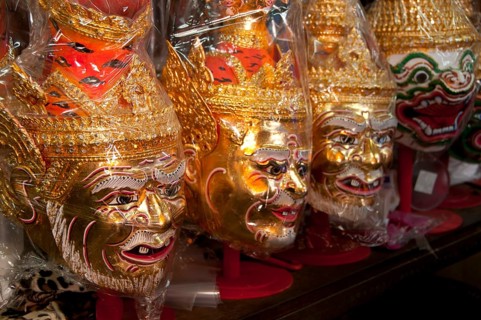 Khon is a Thai classical dance drama often incorporating characters from the Ramakien, Thailand's
