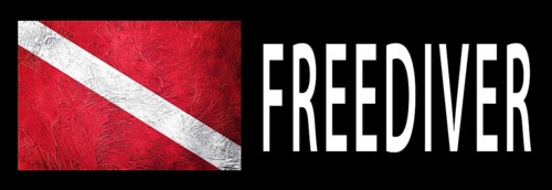 Freediver, Diver Down Flag, Scuba flag, Scuba Diving
