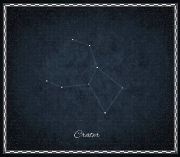 Crater star constellation, Night sky, Cluster of stars, Deep space, Cup constellation