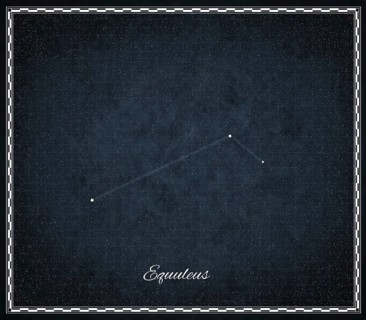 Equuleus star constellation, Night sky, Cluster of stars, Deep space, Pony constellation, Little