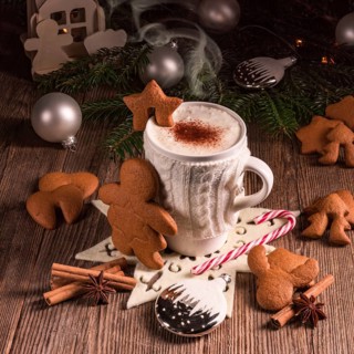 Christmas chocolate drink