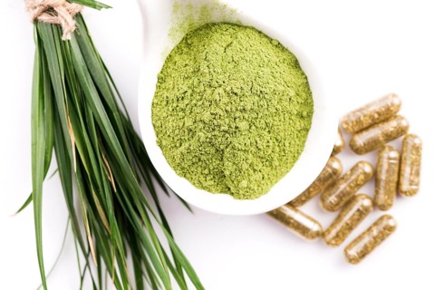 Young barley graß Detox superfood
