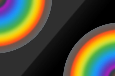 Wallpaper with bright color of rainbow for website, banner