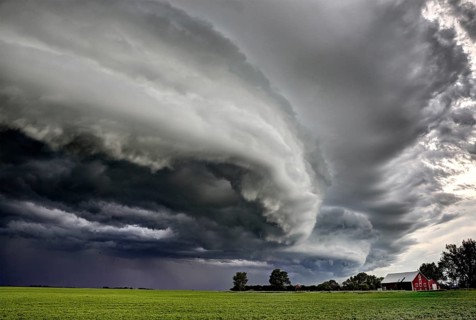 Prairie Storm Clouds Canada Saskatchewan Dramatic Summer
