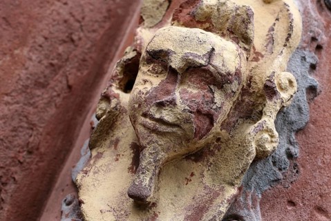 Stone relief