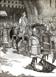Departure of bishop Odo from Rochester, Odo I, Earl of Kent, early 1030s - 1097, Bishop of Bayeux,
