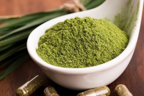 Young barley graß Detox superfood