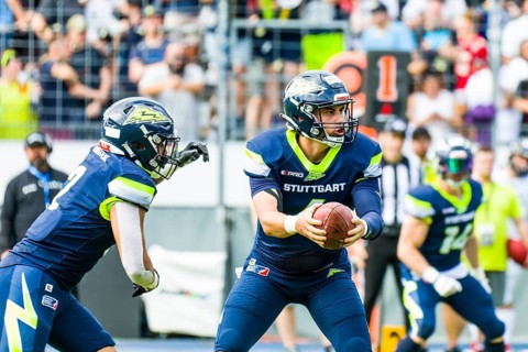 European League of Football, ELF/ Game :  Munich Ravens at  Stuttgart Surge on Aug. 13. 2023 ,in