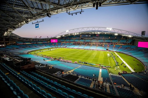 SYDNEY, AUSTRALIA, AUGUST 20: Stadium atmosphere before Spain plays England in the final of the
