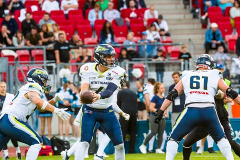 European League of Football, ELF/ Game: Stuttgart Surge at Munich Ravens on 22. June. 2024, in the