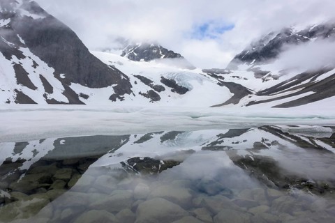 Tarfalasjoen, Kebnekaisefjaell, Norrbotten, Lapland, Sweden, July 2015