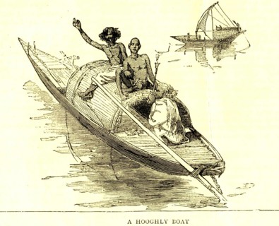 A Hooghly boat, Hooghly, West Bengal, India