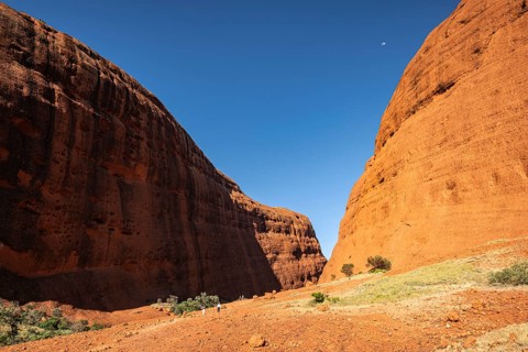 Kata Tjuta, formerly The Olgas, Walpa Gorge Area, Uluru-Kata Tjuta National Park, Northern