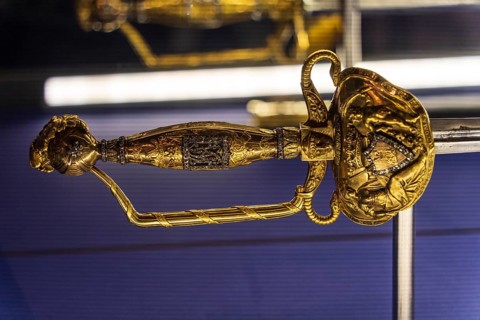 Sword gift from the city of Vitoria to General Alava, Álava Armory Museum, Vitoria, Basque Country,