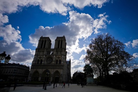 The Notre Dame church in Paris, France. One of the city's landmarks. Austria