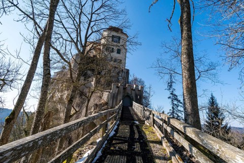 Spring hike in the beautiful Danube valley, along the Kallenberg castle ruins, to Bronnen Castle