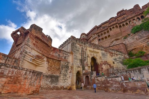 Mehrangarh Fort in Jodhpur, India