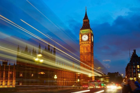 Big Ben Clock Tower in London England