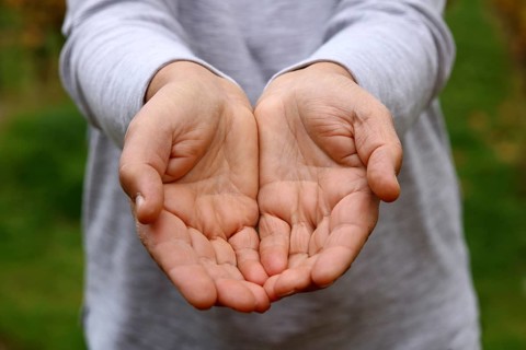 Two hands that give