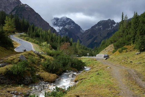 Hahntennjoch in Austria