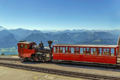 Schafberg Railway is a metre gauge cog railway leading from Sankt Wolfgang im Salzkammergut up to