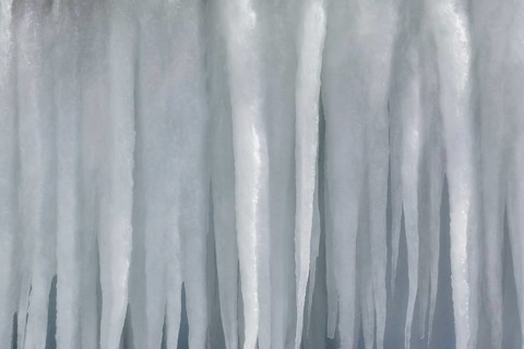Icicles Background Varna, Bulgaria