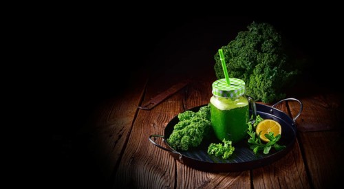 Tasting Spring no fruit Kale Smooth