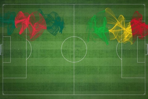 Bangladesh vs Mali Soccer Match, national colors, national flags, soccer field, football game,