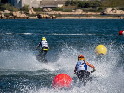 Olbia, Italy - September 16 - 20192 Aquabike world Championship gran prix of Italy