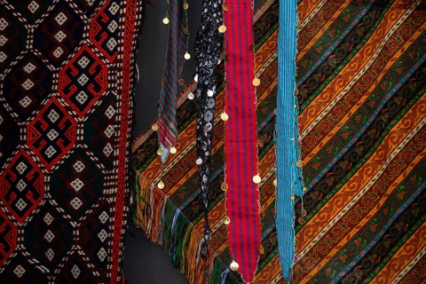 Turksih traditional woman scarf with some embroidery