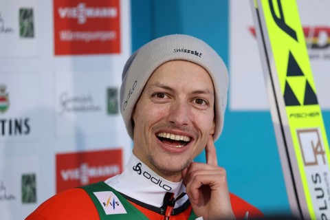 Gregor Deschwanden (Switzerland /SUI) at the New Year's Ski Jumping 73rd Four Hills Tournament