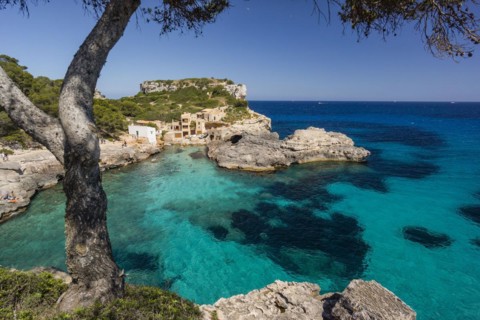 Cala s'Almunia, Santanyi, Mallorca, balearic islands, spain